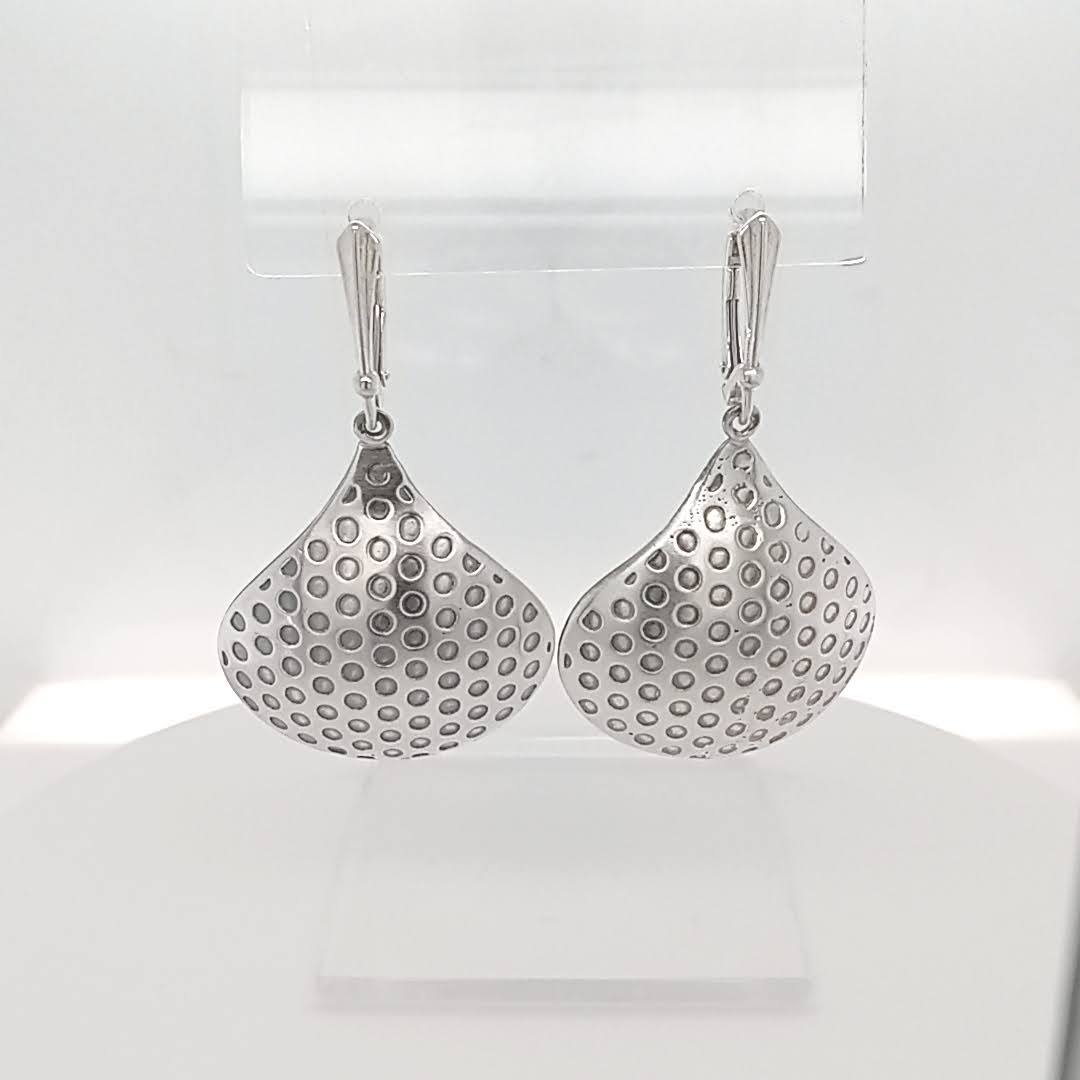 Sterling Silver Teardrop Earrings Limited Edition Series KISS Keep It Simple Sweetheart with lever backs GemRapture Jewellery Canadian handmade jewelry