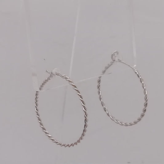 Sterling Silver 14kt Goldfill Hoop Earrings Locking posts GemRapture Jewellery Canadian handmade artisan jewelry