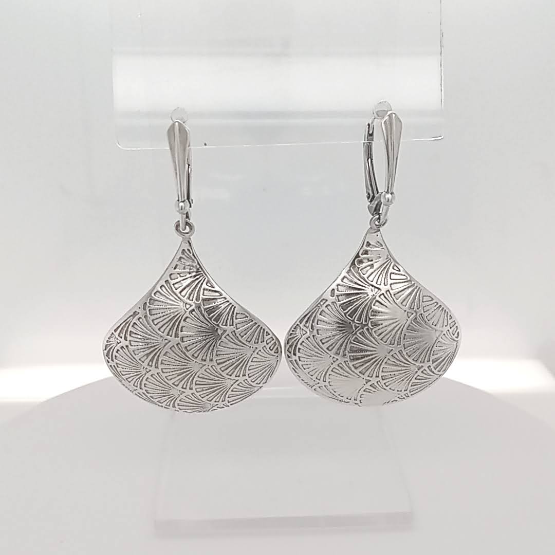Sterling Silver Teardrop Earrings Limited Edition Series KISS Keep It Simple Sweetheart with lever backs GemRapture Jewellery Canadian handmade jewelry